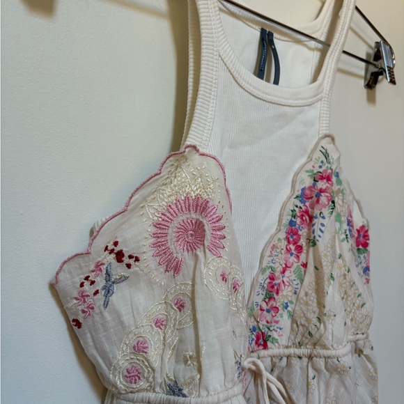 NWOT By Anthropologie Pieced Scarf Tank Size XS - Picture 9 of 15